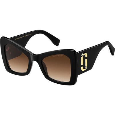 Marc Jacobs Lunettes De Soleil Pour Femme Marc761s807 52/23/140 Black Brown/CAT3 Femme - Publicité Marc Jacobs Lunettes De Soleil Pour Femme Marc761s807 52/23/140 Black Brown/CAT3 Femme - Publicité