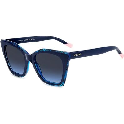 Missoni Lunettes De Soleil Pour Femme Mis0188spjp 54/19/145 Blue Blue/CAT3 Femme - Publicité Missoni Lunettes De Soleil Pour Femme Mis0188spjp 54/19/145 Blue Blue/CAT3 Femme - Publicité