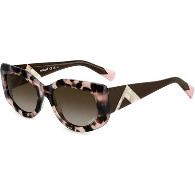 Missoni Lunettes De Soleil Pour Femme Mis0198s0t4 54/19/140 Pink Brown/CAT3 Femme - Publicité Missoni Lunettes De Soleil Pour Femme Mis0198s0t4 54/19/140 Pink Brown/CAT3 Femme - Publicité