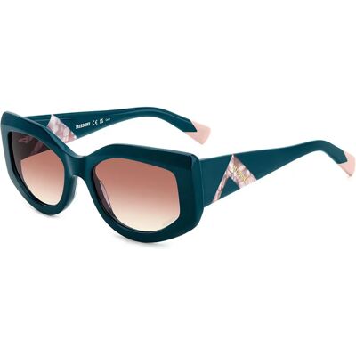 Missoni Lunettes De Soleil Pour Femme Mis0198szi9 54/19/140 Green / Red One Size Femme - Publicité Missoni Lunettes De Soleil Pour Femme Mis0198szi9 54/19/140 Green / Red One Size Femme - Publicité