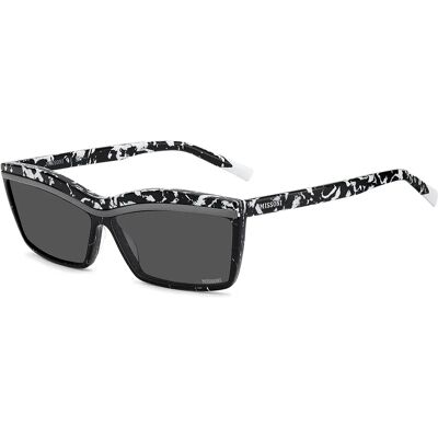 Missoni Lunettes De Soleil Pour Femme Mis0263stcb 63/11/140 Black Grey/CAT3 Femme - Publicité Missoni Lunettes De Soleil Pour Femme Mis0263stcb 63/11/140 Black Grey/CAT3 Femme - Publicité