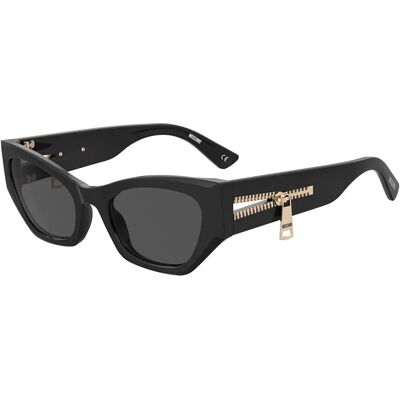 Moschino Lunettes De Soleil Pour Femme Mos159-s-807 55/21/140 Black Grey/CAT3 Femme - Publicité Moschino Lunettes De Soleil Pour Femme Mos159-s-807 55/21/140 Black Grey/CAT3 Femme - Publicité