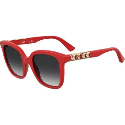 Moschino Lunettes De Soleil Pour Femme Mos178-s-c9a 52/22/140 Red Grey/CAT3 Femme - Publicité Moschino Lunettes De Soleil Pour Femme Mos178-s-c9a 52/22/140 Red Grey/CAT3 Femme - Publicité
