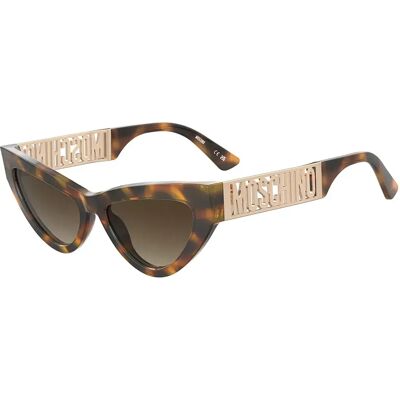Moschino Lunettes De Soleil Pour Femme Mos170-s-086 55/17/140 Brown Brown/CAT2 Femme - Publicité Moschino Lunettes De Soleil Pour Femme Mos170-s-086 55/17/140 Brown Brown/CAT2 Femme - Publicité