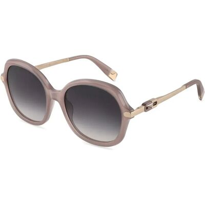 Furla Lunettes De Soleil Pour Femme Sfub14 19x56x140mm Shiny Opal Beige One Size - Publicité Furla Lunettes De Soleil Pour Femme Sfub14 19x56x140mm Shiny Opal Beige One Size - Publicité