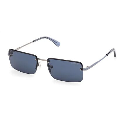 Gant Lunettes De Soleil Ga00048 17x60x140 Matte Light Ruthenium Blue/CAT3 Homme - Publicité Gant Lunettes De Soleil Ga00048 17x60x140 Matte Light Ruthenium Blue/CAT3 Homme - Publicité