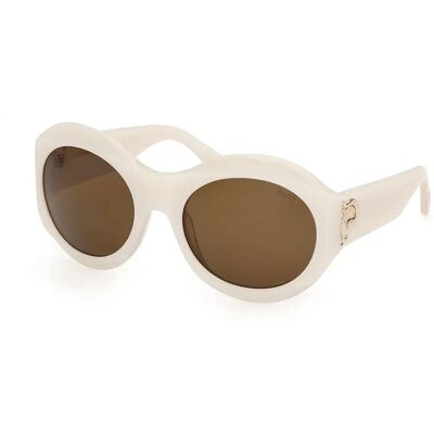 Pucci Lunettes De Soleil Pour Femme Ep0260 21x58x130 Ivory Brown/CAT3 Femme - Publicité Pucci Lunettes De Soleil Pour Femme Ep0260 21x58x130 Ivory Brown/CAT3 Femme - Publicité
