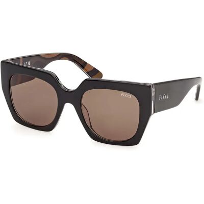 Pucci Lunettes De Soleil Pour Femme Ep0262 20x52x140 Black Brown/CAT3 Femme - Publicité Pucci Lunettes De Soleil Pour Femme Ep0262 20x52x140 Black Brown/CAT3 Femme - Publicité
