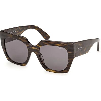 Pucci Lunettes De Soleil Pour Femme Ep0262 20x52x140 Havana Smoke/CAT3 Femme - Publicité Pucci Lunettes De Soleil Pour Femme Ep0262 20x52x140 Havana Smoke/CAT3 Femme - Publicité