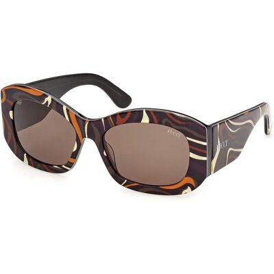 Pucci Lunettes De Soleil Pour Femme Ep0263 18x57x135 Brown / Orange / Beige Brown/CAT3 Femme - Publicité Pucci Lunettes De Soleil Pour Femme Ep0263 18x57x135 Brown / Orange / Beige Brown/CAT3 Femme - Publicité