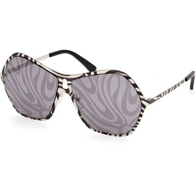 Pucci Lunettes De Soleil Pour Femme Ep0264 12x62x140 Black / White Smoke Mirror/CAT2 Femme - Publicité Pucci Lunettes De Soleil Pour Femme Ep0264 12x62x140 Black / White Smoke Mirror/CAT2 Femme - Publicité