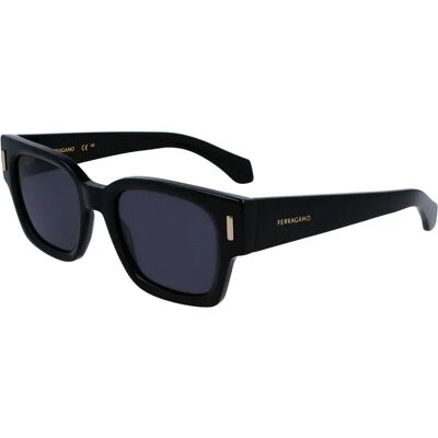 Ferragamo Lunettes De Soleil Sf2010s-1 52x21x145 Black Black/CAT3 - Publicité Ferragamo Lunettes De Soleil Sf2010s-1 52x21x145 Black Black/CAT3 - Publicité