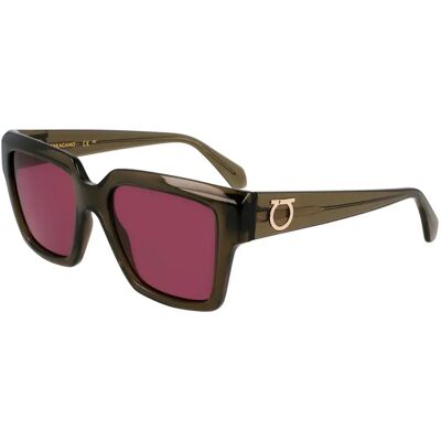 Ferragamo Lunettes De Soleil Pour Femme Sf2014s-320 54x19x140 Brown BrightGreen/CAT3 - Publicité Ferragamo Lunettes De Soleil Pour Femme Sf2014s-320 54x19x140 Brown BrightGreen/CAT3 - Publicité