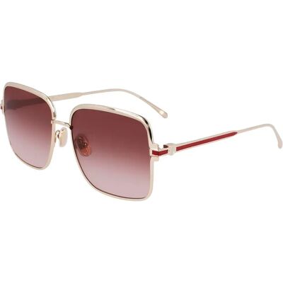 Ferragamo Lunettes De Soleil Pour Femme Sf317s-745 57x16x140 Gold Yellow/CAT3 - Publicité Ferragamo Lunettes De Soleil Pour Femme Sf317s-745 57x16x140 Gold Yellow/CAT3 - Publicité