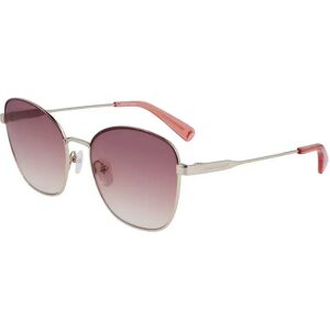 Longchamp Lunettes De Soleil Pour Femme 164s Gold / Brown moyen Yellow Femme