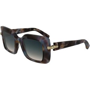 Longchamp Lunettes De Soleil Pour Femme Lo776s N Blue Havana Bright Blue/CAT2 Femme