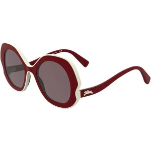 Longchamp Lunettes De Soleil Pour Femme Lo780s Burgundy Dark Red/CAT2 Femme