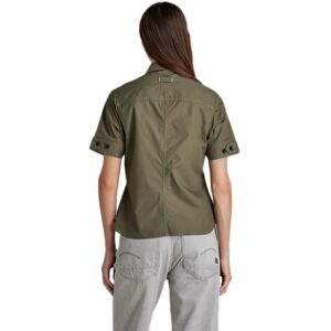 G-star Officer Short Sleeve Shirt Vert S Femme Vert S female