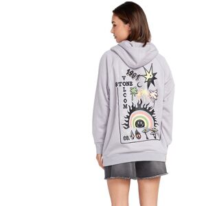 Volcom Truly Stoked Bf Hoodie Gris L Femme Gris L female