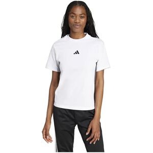adidas T-shirt en Coton 3 Stripes - Femme - Blanc - Publicité adidas T-shirt en Coton 3 Stripes - Femme - Blanc - Publicité