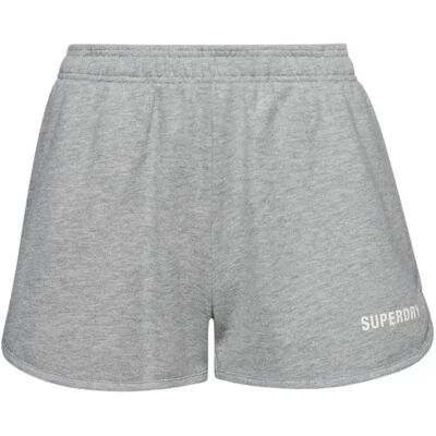 Superdry Short de Sport en Frotte Gris S - Shorts - Publicité Superdry Short de Sport en Frotte Gris S - Shorts - Publicité