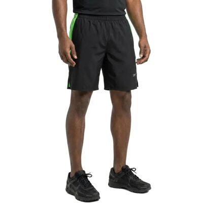 Reebok Short De Sport Running 2 1 Black / Solar Lime L Homme - Publicité Reebok Short De Sport Running 2 1 Black / Solar Lime L Homme - Publicité