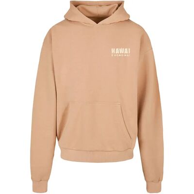 Mc Clothes Sweat à Capuche Hawai Oversized Union Beige L Homme - Publicité Mc Clothes Sweat à Capuche Hawai Oversized Union Beige L Homme - Publicité