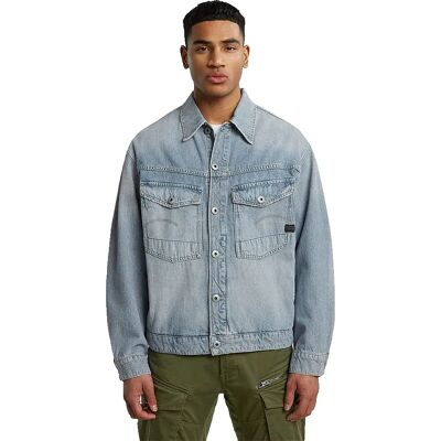 G-star Veste Dakota Vintage Platinum Blue S Homme - Publicité G-star Veste Dakota Vintage Platinum Blue S Homme - Publicité