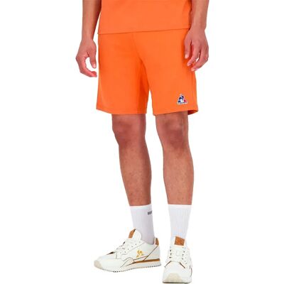 Le Coq Sportif Short De Sport Ess N°2 Orange Camuset M Homme - Publicité Le Coq Sportif Short De Sport Ess N°2 Orange Camuset M Homme - Publicité