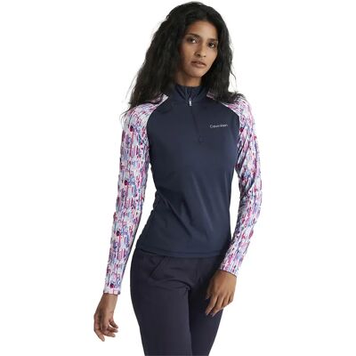 Calvin Klein Golf Sweat-shirt Dakota Quarter Zip Top Glitch Print 2XL Femme - Publicité Calvin Klein Golf Sweat-shirt Dakota Quarter Zip Top Glitch Print 2XL Femme - Publicité