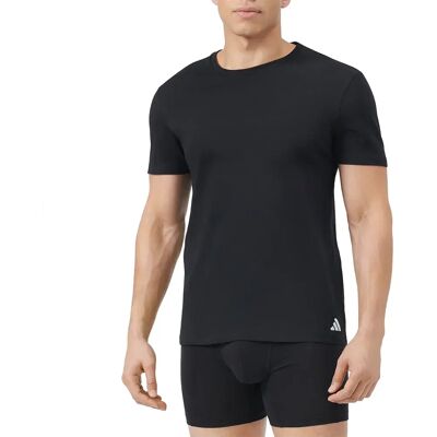 Adidas Underwear Couche De Base à Manches Courtes Active Core Cotton 3 Unités Black / Black / Bk M Homme - Publicité Adidas Underwear Couche De Base à Manches Courtes Active Core Cotton 3 Unités Black / Black / Bk M Homme - Publicité