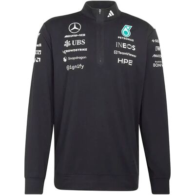 Adidas Sweat à Demi-zip Mercedes-amg Petronas F1 Team Engineers Black S Homme - Publicité Adidas Sweat à Demi-zip Mercedes-amg Petronas F1 Team Engineers Black S Homme - Publicité