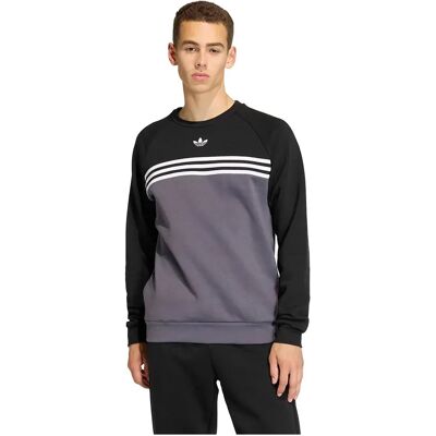 Adidas Originals Sweat-shirt Chest Stripes Crewneck Aurora Onix / Black XL Homme - Publicité Adidas Originals Sweat-shirt Chest Stripes Crewneck Aurora Onix / Black XL Homme - Publicité