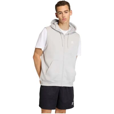 Adidas Originals Sweat à Capuche Trefoil Essentials Sleeveless Grey Two M Homme - Publicité Adidas Originals Sweat à Capuche Trefoil Essentials Sleeveless Grey Two M Homme - Publicité