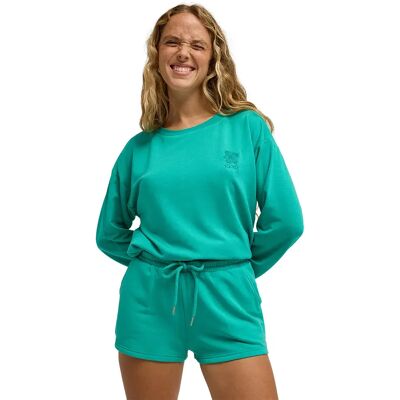 Roxy Short De Sport Surfing By Moonlight Sea Green L Femme - Publicité Roxy Short De Sport Surfing By Moonlight Sea Green L Femme - Publicité