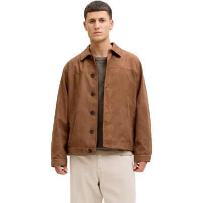 Jack & Jones Veste Ecasablanca Shacket Tobacco Brown 2XL Homme - Publicité Jack & Jones Veste Ecasablanca Shacket Tobacco Brown 2XL Homme - Publicité