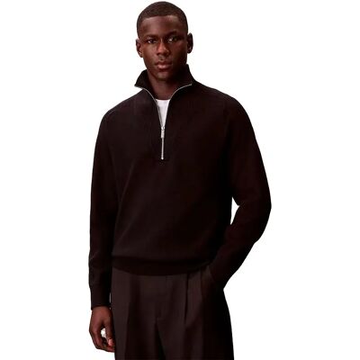 Calvin Klein Pull à Demi-zip Lv040bm333 Black M Homme - Publicité Calvin Klein Pull à Demi-zip Lv040bm333 Black M Homme - Publicité