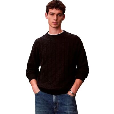 Calvin Klein Jeans Pull Lv04re301g Black 2XL Homme - Publicité Calvin Klein Jeans Pull Lv04re301g Black 2XL Homme - Publicité