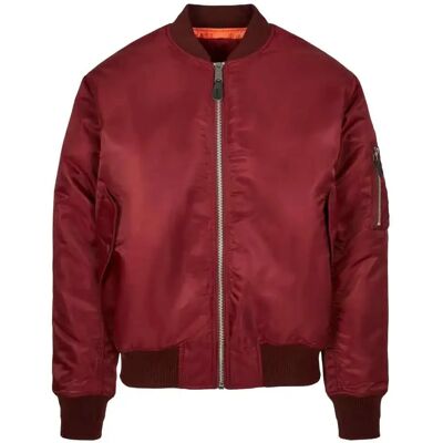 Build Your Brand Veste Ma1 Burgundy XL Homme - Publicité Build Your Brand Veste Ma1 Burgundy XL Homme - Publicité