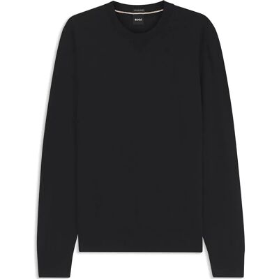 Boss Pull Leno 10280678 Black S Homme - Publicité Boss Pull Leno 10280678 Black S Homme - Publicité