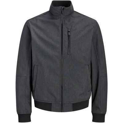 Jack & Jones Veste Liam Softshell Dark Grey Melange L Homme - Publicité Jack & Jones Veste Liam Softshell Dark Grey Melange L Homme - Publicité