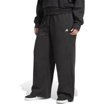 Adidas Pantalon Sportswear Fleece Plus Black / White 2X Femme - Publicité Adidas Pantalon Sportswear Fleece Plus Black / White 2X Femme - Publicité