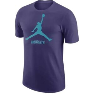 Jordan T-shirt à Manches Courtes Hornets Purple L Homme