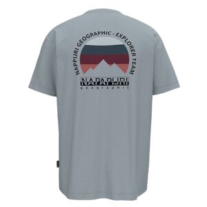 Napapijri S-telemark 1 Short Sleeve T-shirt Gris XL Homme Gris XL male