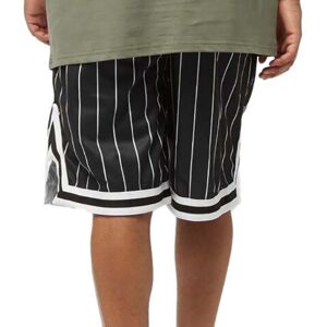 Karl Kani Small Signature Pinstripe Mesh Sweat Shorts Gris M Homme Gris M male