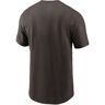 Nike Mlb Wordmark San Diego Padres Short Sleeve T-shirt Marron XL Homme Marron XL male