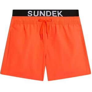 Sundek Short De Bain Logo Fluo Orange 01 8 Années Garçon - Publicité Sundek Short De Bain Logo Fluo Orange 01 8 Années Garçon - Publicité