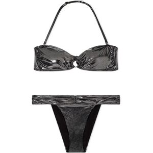 Giorgio Armani Emporio Armani Bikini Ew003290_af20256 Bandeau Black Foil L Femme - Publicité Giorgio Armani Emporio Armani Bikini Ew003290_af20256 Bandeau Black Foil L Femme - Publicité