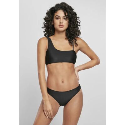 Urban Classics Bikini Recycled Asymmetric Top Black XS Femme - Publicité Urban Classics Bikini Recycled Asymmetric Top Black XS Femme - Publicité