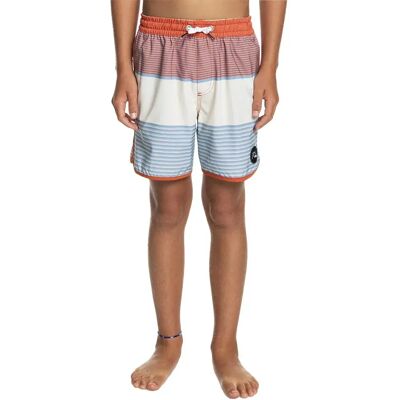 Quiksilver Short De Bain Scallop Stripe 14 Burnt Ochre 16 Années Garçon - Publicité Quiksilver Short De Bain Scallop Stripe 14 Burnt Ochre 16 Années Garçon - Publicité